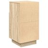 vidaXL Noptiere 2 buc cu 2 sertare Stejar Sonoma 36x36x68 cm