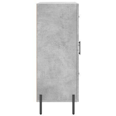 vidaXL Servantă, gri beton, 69,5x34x90 cm, lemn compozit