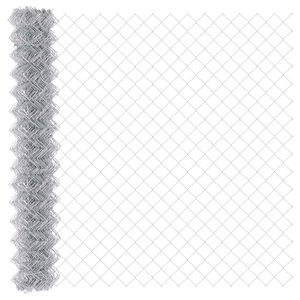 vidaXL Gard cu plasă de s&acirc;rmă 10 x 1,6 m Oțel galvanizat Argintiu