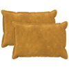 vidaXL Husă pentru pernă 2 pcs HOUTEN Galben 40 x 60 cm