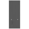 vidaXL Suport pentru monitor, gri, (39-72)x17x43 cm, lemn masiv pin