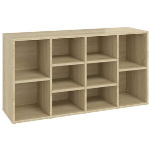 vidaXL Banchetă pantofar stejar sonoma, 103x30x55 cm, lemn prelucrat