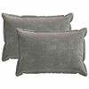vidaXL Husă pentru pernă 2 pcs HOUTEN Gri &icirc;nchis 30 x 50 cm