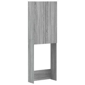vidaXL Dulap pentru toaletă ARNHEM Sonoma gri 66 x 25,5 x 190 cm