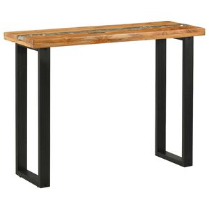 vidaXL Masă de consolă Maro 100 x 35 x 75 cm Lemn solid de tec