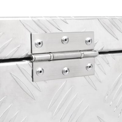 vidaXL Cutie din aluminiu, 62x40x50 cm, argintiu