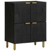 vidaXL Dulap, negru, 60x33x75 cm, lemn prelucrat