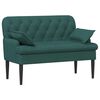 vidaXL Canapea cu capitonaj butonat Verde &icirc;nchis 111 x 68 x 80 cm