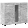 vidaXL Dulap din Lemn Gri din beton 88,5 x 30,5 x 73 cm Lemn compozit