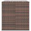 vidaXL Ladă grădină pentru perne, maro, 145x100x103 cm, ratan PE