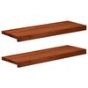 vidaXL Trepte de scară 2 buc. 70 x 25 x 2 cm Maro Lemn de fag masiv