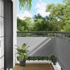 vidaXL Ecran de balcon Gri deschis 75 x 200 cm