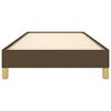 vidaXL Cadru de pat fără saltea, maro &icirc;nchis, 90x200 cm, textil