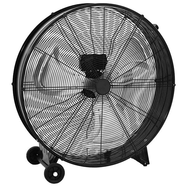 vidaXL Ventilator industrial cu tambur, negru, 77 cm, 240 W