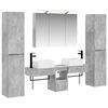 vidaXL Set de mobilier pentru baie 6 buc. Gri Beton
