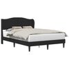 vidaXL Cadru de pat cu headboard Negru 160 x 200 cm Catifea