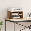 vidaXL Suport pentru imprimantă Lemn vechi 40 x 32 x 22,5 cm