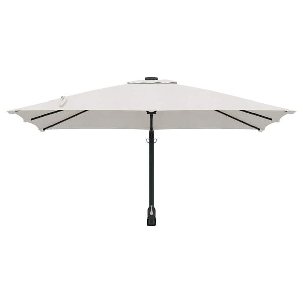 vidaXL Parasol de Grădină Bej și negru 248.5 x 247.5 x 160 cm