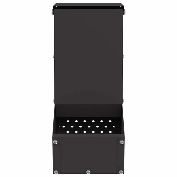 vidaXL Urmărire pentru iepuri Negru 12,5 x 26 x 28,5 cm