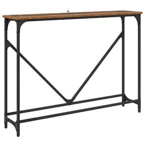 vidaXL Masă de consolă Lemn Vechi 102 x 23 x 75 cm Lemn prelucrat