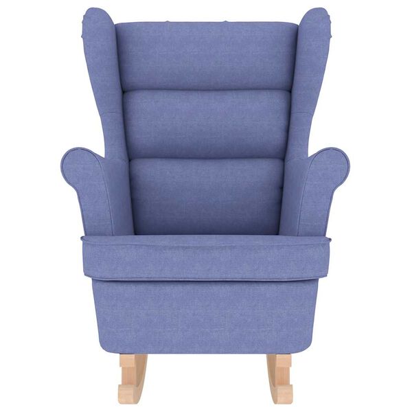 vidaXL Scaun balansoar, jeans albastru, 74x90x102 cm, material textil