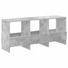 vidaXL Raft pentru reviste Gri din beton 102 x 30 x 45 cm