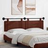 vidaXL Cap de pat suspendat Maro Lucios 190 x 55 x 5 cm PU antic