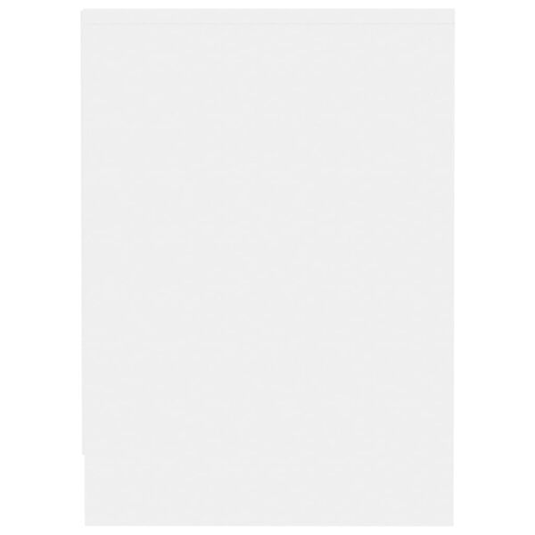 vidaXL Comodă TV, alb, 102x37,5x52,5 cm, PAL