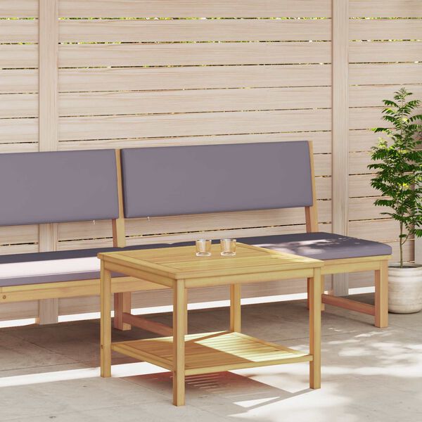 vidaXL Masă laterală Ulei Natural 60 x 60 x 45 cm Lemn Solid de Acacia