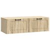 vidaXL Oglindă TV montată pe perete Stejar Sonoma 98 x 41 x 30 cm