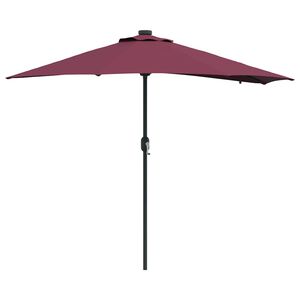 vidaXL Parasol de Grădină Roșu Bordeaux 294 x 150 x 223 cm