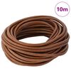 vidaXL Cord din Piele Maro deschis &Oslash;5 mm x 10 m Piele
