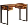 vidaXL Birou cu 2 sertare, 110 x 50 x 77 cm, lemn masiv de acacia