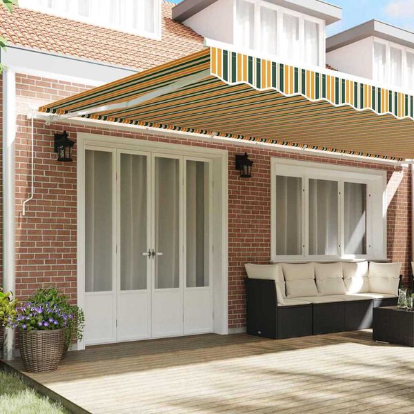vidaXL Cortina Retractabilă Manual Multicolour 600 × 300 cm