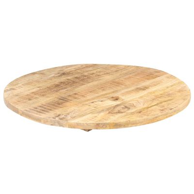 vidaXL Blat de masă, 70 cm, lemn masiv mango, rotund, 25-27 mm