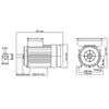 vidaXL Motor electric monofazat aluminiu 1,5kW / 2CP 2 poli 2800 RPM