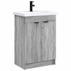 vidaXL Set de mobilier pentru baie Sonoma gri 78,5 x 37,5 x 81 cm