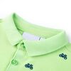 Tricou polo pentru copii, verde neon, 140