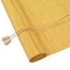 vidaXL Rulou textil Galben 80 x 160 cm Bambus