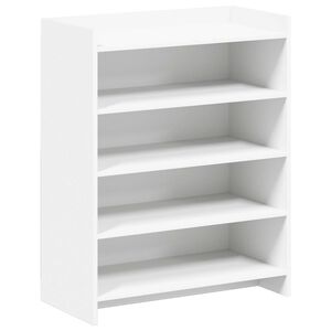 vidaXL Dulap pentru pantofi Alb 73,5 x 36 x 92 cm Lemn prelucrat