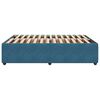 vidaXL Cadru de pat, albastru, 160x200 cm, catifea