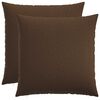 vidaXL Perna decorativă 2 buc. HEERLEN Maro 55 x 55 cm Țesătură
