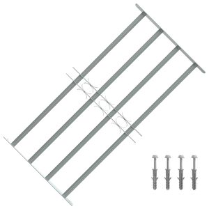 Grilaj de siguranță pentru ferestre cu 4 bare transversale 700-1050 mm
