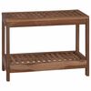 vidaXL Măsuță de toaleta natural 60 x 30 x 45 cm Lemn solid de tec