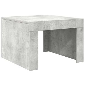 vidaXL Măsuță de cafea, gri beton, 50x50x35 cm, lemn prelucrat
