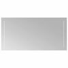 vidaXL Oglindă de baie cu LED Transparent 80 x 40 cm sticlă securizată