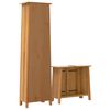 vidaXL Set mobilier de baie, 2 piese, lemn masiv de pin
