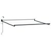 vidaXL Cort electric retractabil Crem 2,5 x 2 m