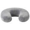 vidaXL Pernă de voiaj pentru g&acirc;t Gri Spumă cu Memorie 27 x 27 x 8,5 cm