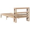 vidaXL Cadru de pat cu tăblie, 90x190 cm, lemn masiv pin
